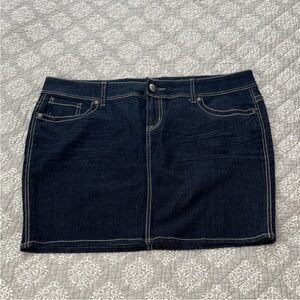 Torrid Dark Blue Denim Skirt